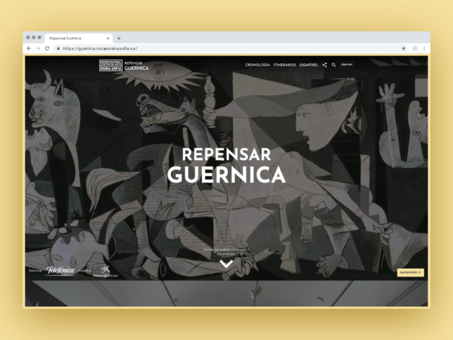 Pantalla diseño guernica