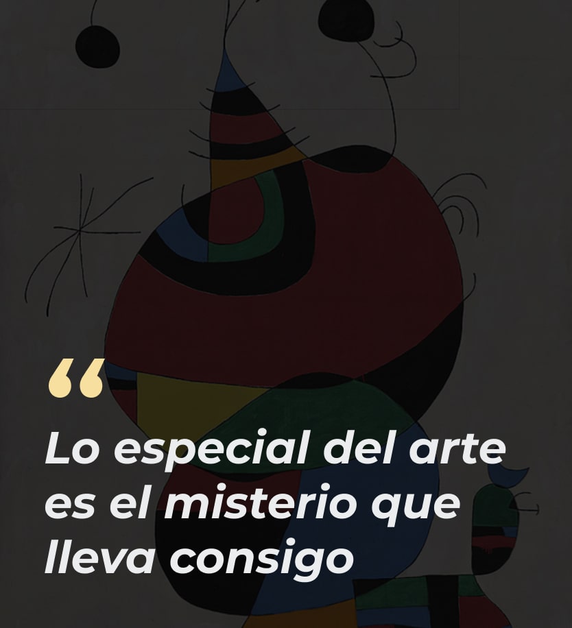 Imagen de una obra de Miró