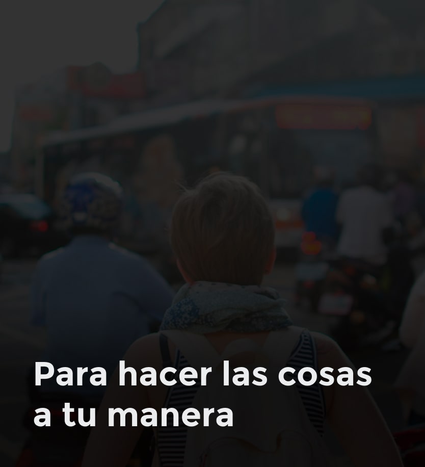 Imagen de una chica de espaldas