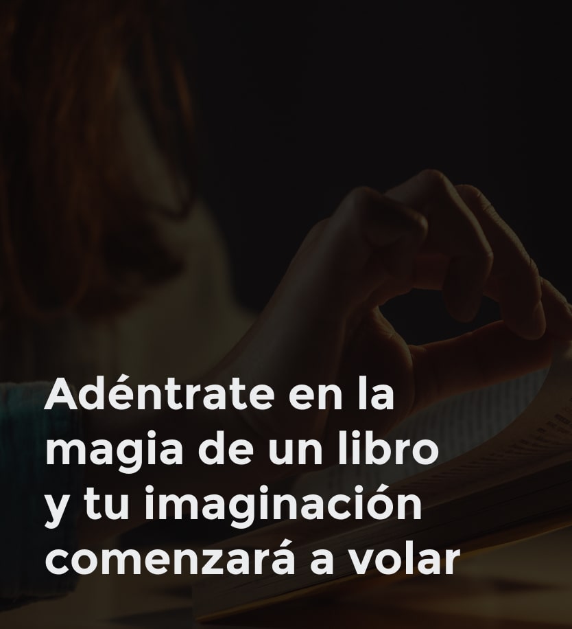 Imagen de una niña leyendo un libro